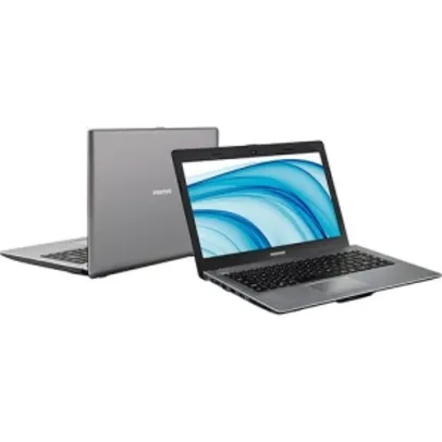 Notebook Positivo Premium XRI7150 Intel Core i3 4GB 500GB Tela LED 14" Linux - Cinza Escuro