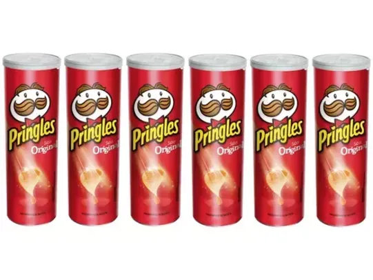 [R$ 7,00 cada] 6 unidades Pringles 114g (diversos sabores)