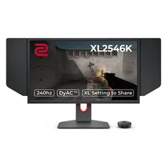 Monitor Gamer BenQ Zowie XL2546K 24.5'' FHD LCD TN 240Hz 1ms HDMI DP DyAC - 9H.LJNLB.QBL