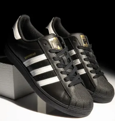 Tênis adidas Originals Superstar Preto (Tam 34 ao 39, 41, 42 e 44)