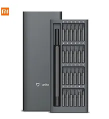 [INTERNACIONAL+NOVO USUÁRIO] Xiaomi Mijia Wiha 24 Em 1 Kit Chave De Fenda De Precisão 60HRC Bits Magnéticos | R$33