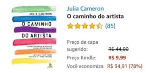 E-book O caminho do Artista - Julia Cameron