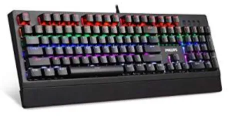 Teclado Mecânico Para Games Com Fio Usb Spk8403 Philips R$139