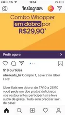 WHOOPER EM DOBRO UBER EATS (capitais)