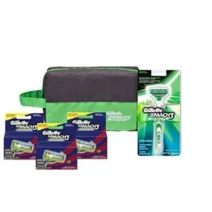 Kit Gillette Mach3 Sensitive com 1 Aparelho + 9 Cargas + Necessaire