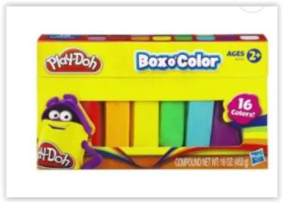 Saindo por R$ 13: Massinha Hasbro Play-Doh Refil Boxo’Color A2744 – 16 Cores | R$ 13 | Pelando