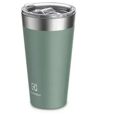 Copo Térmico Electrolux 560ml Verde Sense com Tampa Hermetica