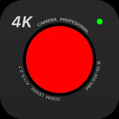 [App Grátis] Câmera 4K - Gravador de filme com câmera Pro