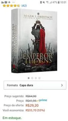 [Livro] Emperor of Thorns - Deluxe Edition: Descubra o fim da trilogia - R$30