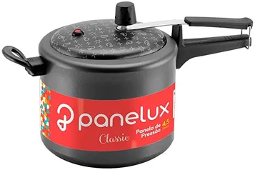 Panela de Pressão 4,5 Litros Magnific Grafite Antiaderente Panelux | R$ 70