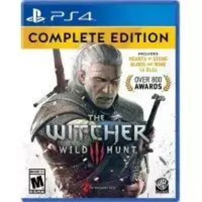 [APP PRIMEIRA COMPRA] Jogo The Witcher 3: Wild Hunt Complete Edition - PS4