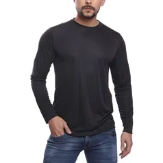 Camiseta Masculina Manga Longa Térmica Proteção Solar UV Dry Fit Segunda Pele