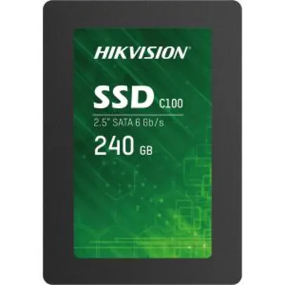 SSD Hikvision C100, 240GB, Sata III | R$233