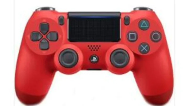 Controle sem fio DualShock4 PS4 Vermelho