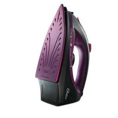 Ferro a Vapor Oster 5956 com Antiaderente de Cerâmica - Preto e Roxo  | R$68