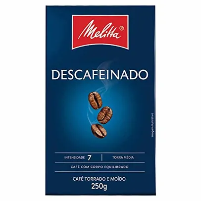 [PROX. VALIDADE] Melitta Café Descafeinado Vácuo 250G