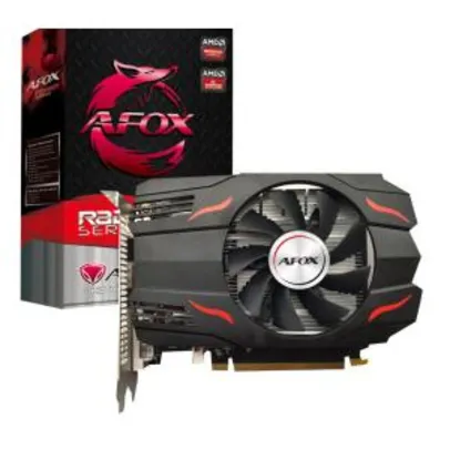 PLACA DE VÍDEO AFOX RADEON RX 550 4GB GDDR5 | R$ 460