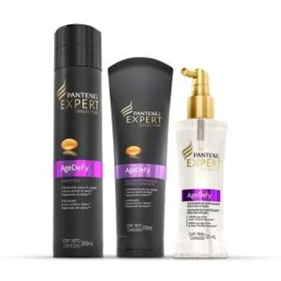 [Netfarma] Kit Pantene Expert Collection Age Defy Shampoo + Condicionador + Creme de Tratamento R$63