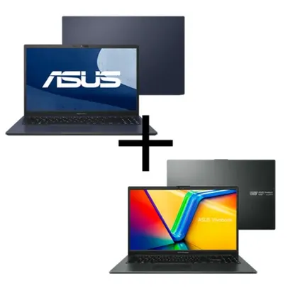 Notebook ASUS ExpertBook B1 B1502CBA-BQ2863X Star Black + Notebook ASUS Vivobook Go 15 E1504FA-NJ1290 Mixed Black