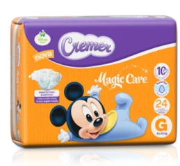 [CASAS BAHIA] Fraldas Cremer pacote Hiper Disney Baby