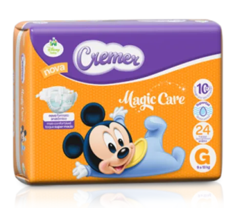 [CASAS BAHIA] Fraldas Cremer pacote Hiper Disney Baby