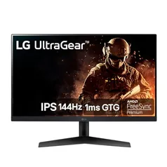 [10x Sem Juros] Monitor LG UltraGear 23,8'' IPS FHD HDMI 24GN60R-B.AWZM