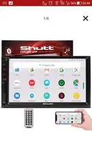 MP3 MP5 Player Automotivo Shutt Chicago 2 Din 7" Bluetooth USB Espelha Android e Ios R$228