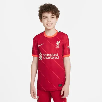 Camisa Nike Liverpool I 2021/22 Torcedor Pro Infantil | Nike.com