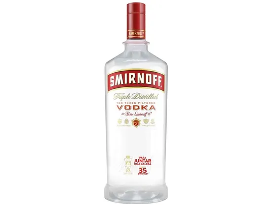 (App + Cliente ouro + Lv3 pg2) Vodka Smirnoff Original 1,75L | R$28