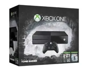 Console Xbox One 1TB + Jogo Rise of the Tomb Raider (Via Download) + Jogo Tomb Raider Definitive Edition (Via Download)