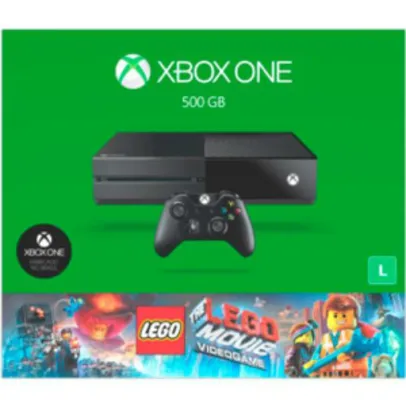 Xbox One 500GB + Lego Movie  - R$1500