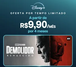 Oferta Disney+ Brasil - R$ 9,90 por 4 meses