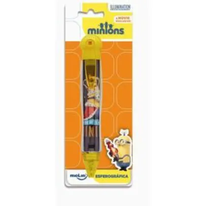 Caneta Esferográfica Chubby Minions - R$0,35