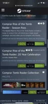 Saindo por R$ 17: [Steam] Rise of the Tomb Raider | R$ 17 | Pelando