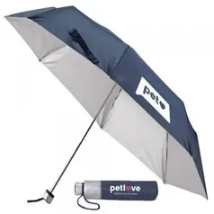 Guarda-Chuva Petlove Dobrável Azul Marinho