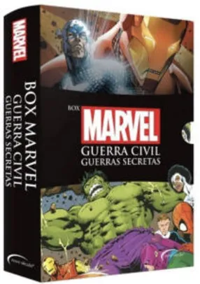 [PRIME] Box Marvel Guerra Civil: Guerras secretas R$35
