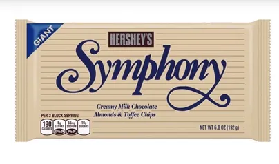 Barra Hershey´s Symphony Toffee e Amêndoas 192g | R$14