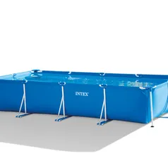 Piscina Estruturada Retangular 7.127 Litros Azul Intex