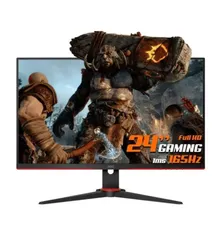  (AME R$695)Monitor Gamer Aoc Viper 24 165hz 1ms Freesync 24G2SE 