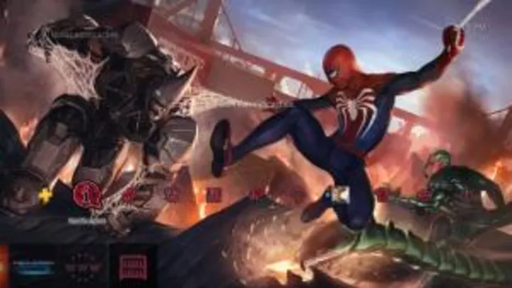 (PSN) Tema dinâmico Spider-man PS4 GRATUITO
