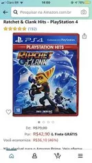 [APP R$42,9] Ratchet & clank - PlayStation 4 R$61