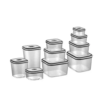 Kit Potes de Plástico Hermético, 10 unidades, Electrolux | R$70