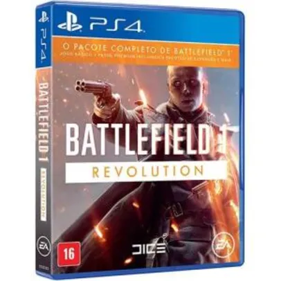 [Mídia Física] Game Battlefield 1 Revolution (Versão completa do BF 1) - PS4 | R$ 50