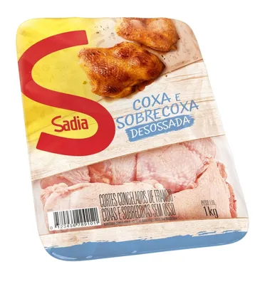 (Primeira Compra) Coxa e Sobrecoxa de Frango Desossados SADIA 1kg - R$ 7,28