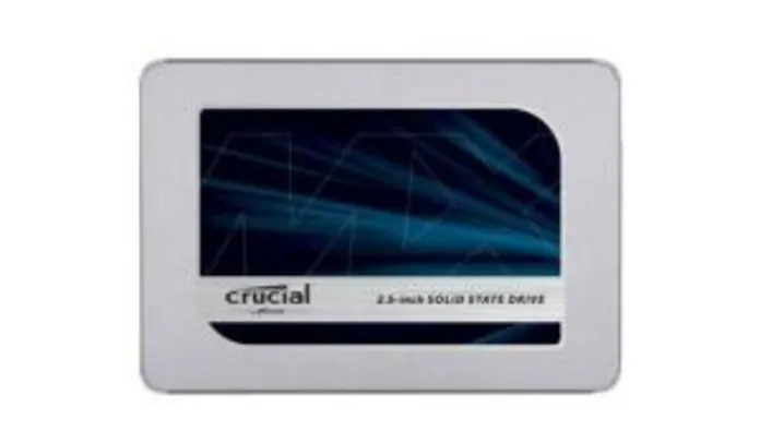 SSD Crucial MX500, 500GB, SATA, Leitura 560MB/s, Gravação 510MB/s - CT500MX500SSD1