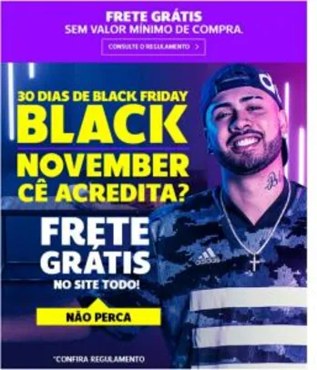 BLACK NOVEMBER ATÉ 80% OFF + FRETE GRÁTIS!!!