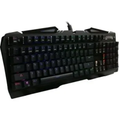 Teclado Gamer Mecânico Mesh Gear Forseti USB LED RGB GATERON RED USA F01S FORSETI