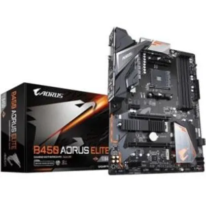 Gigabyte B450 Aorus Elite, AMD ATX, DDR4