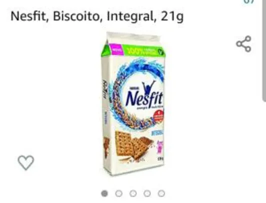 [PRIME] Nesfit biscoito integral 21g R$0,47