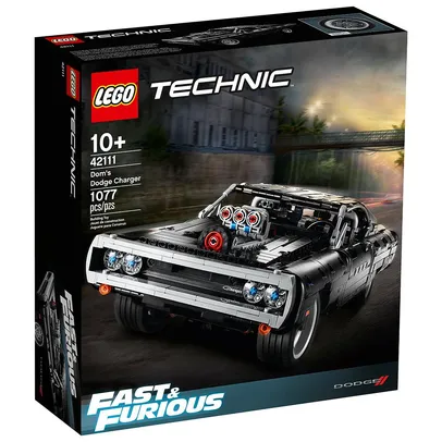 LEGO Technic Velozes e Furiosos Dom's Dodge Charger 42111 - 1077 Peças | R$ 678